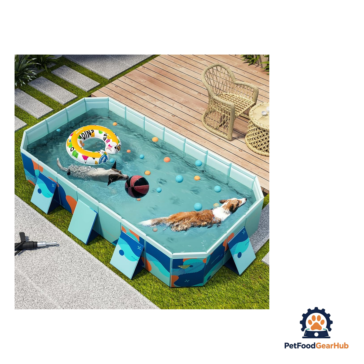 PetFoodGearHub Outdoor Foldable Dog Pool - product image 9