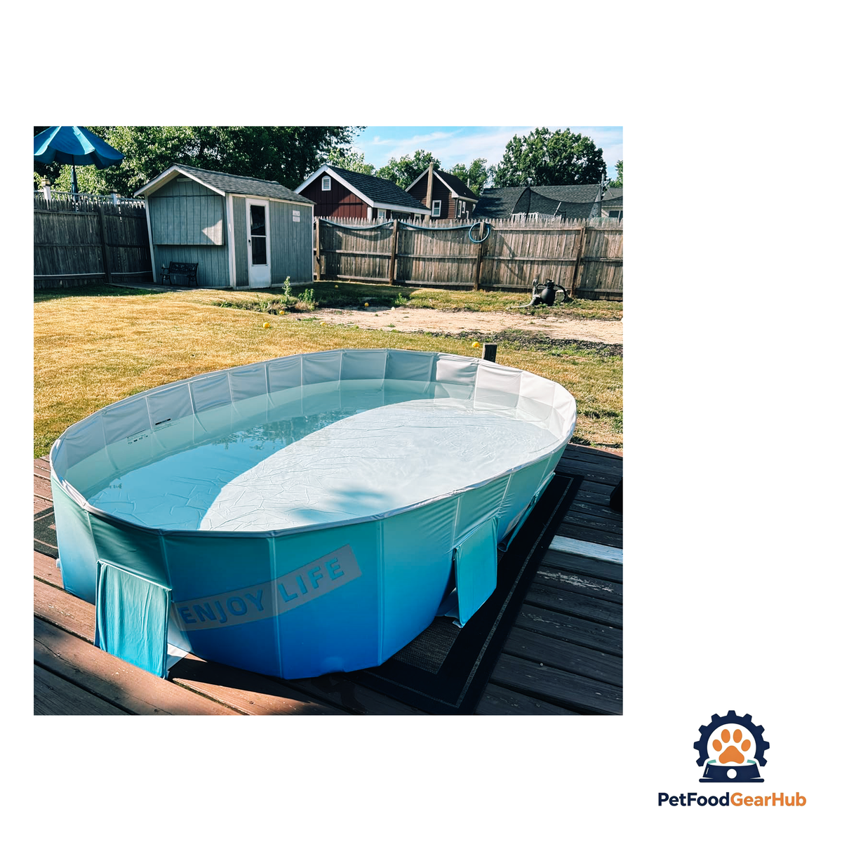 PetFoodGearHub Outdoor Foldable Dog Pool - product image 11