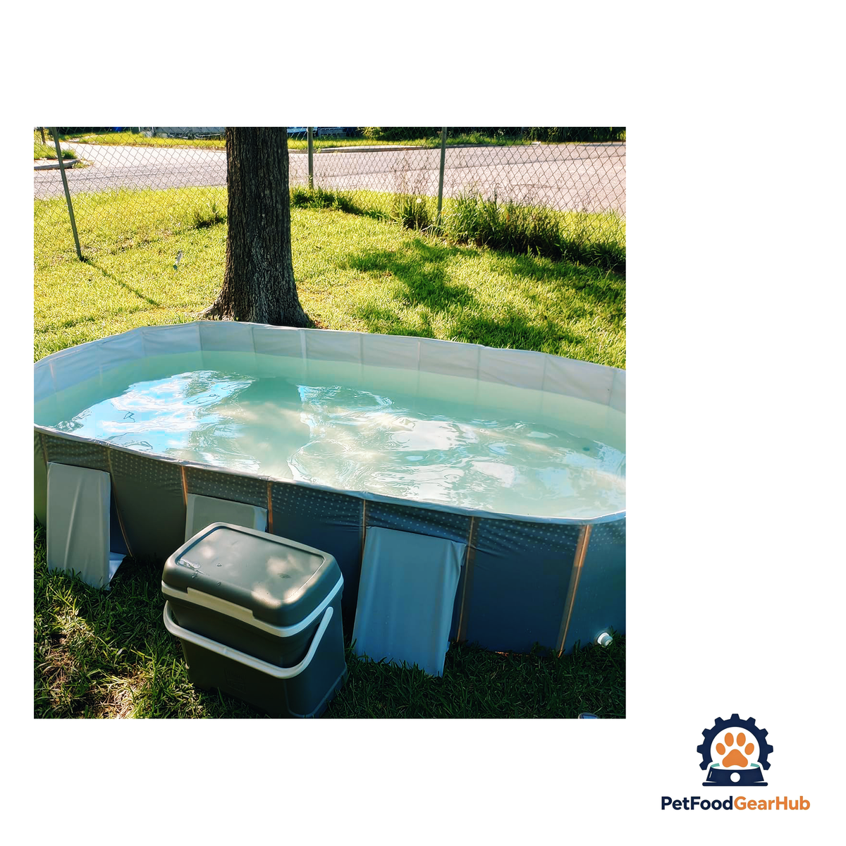 PetFoodGearHub Outdoor Foldable Dog Pool - product image 4