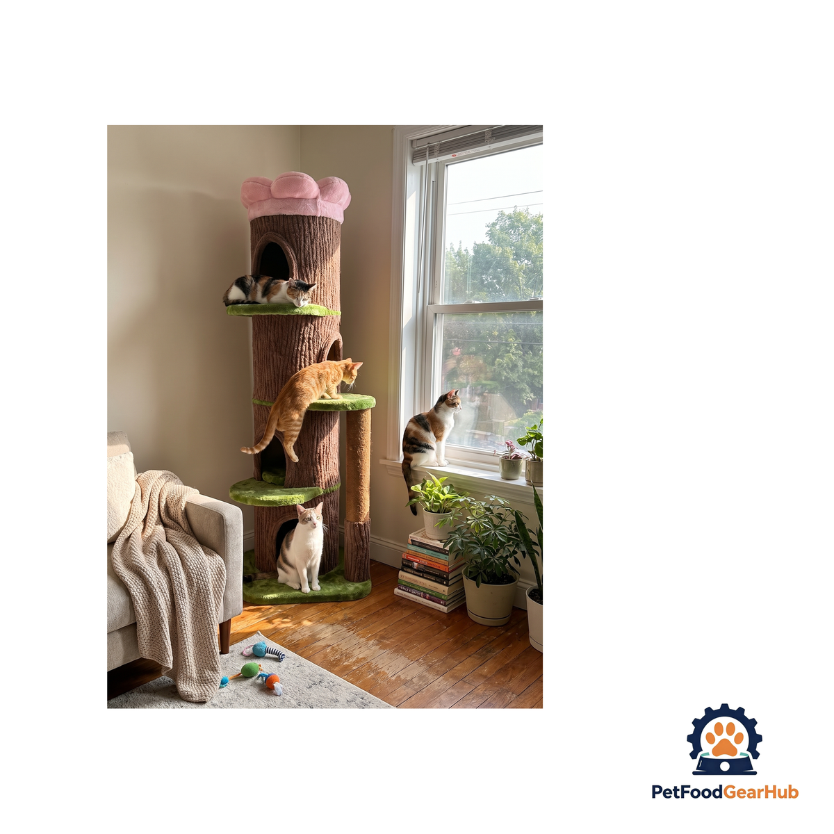 PetFoodGearHub 4-Condo Cat Tower - product image 2