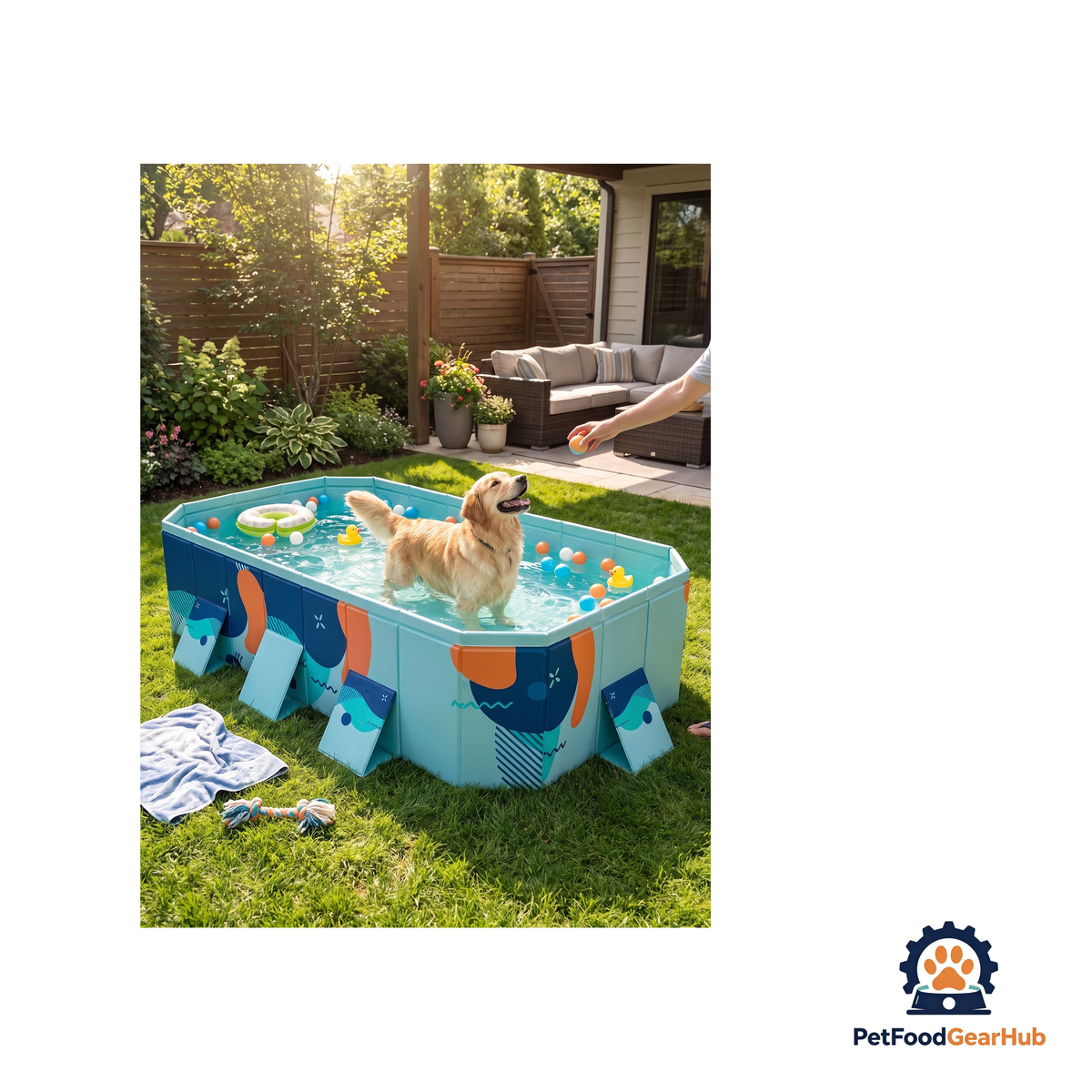 PetFoodGearHub Outdoor Foldable Dog Pool - product image 37