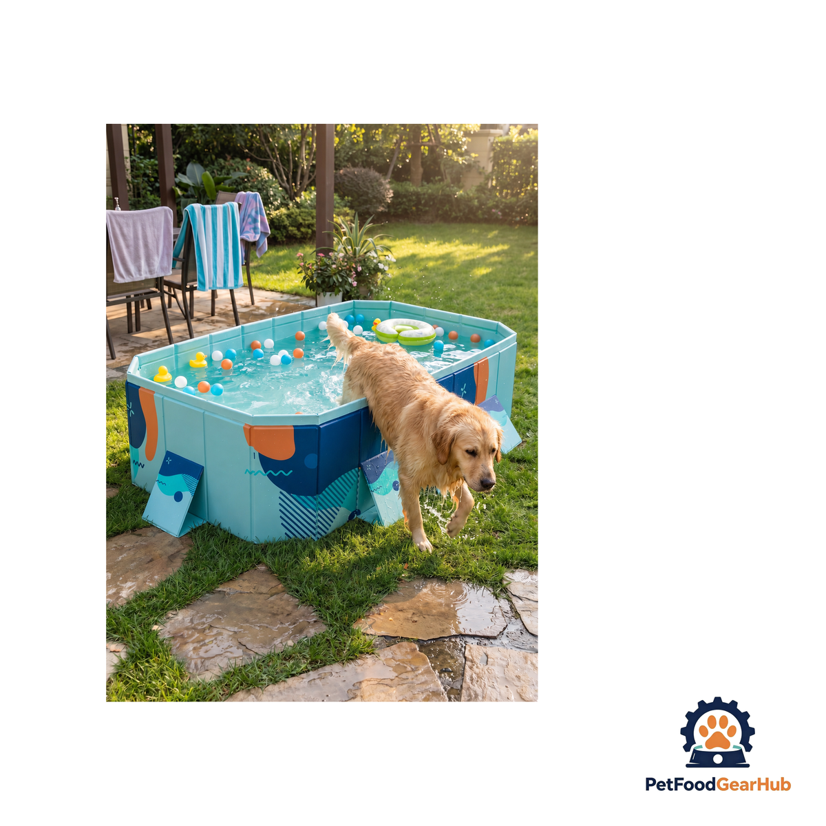 PetFoodGearHub Outdoor Foldable Dog Pool - product image 39