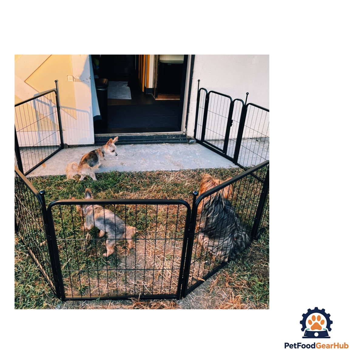 PetFoodGearHub Eight-Panel Modular Pet Playpen and Barrier - product image 28