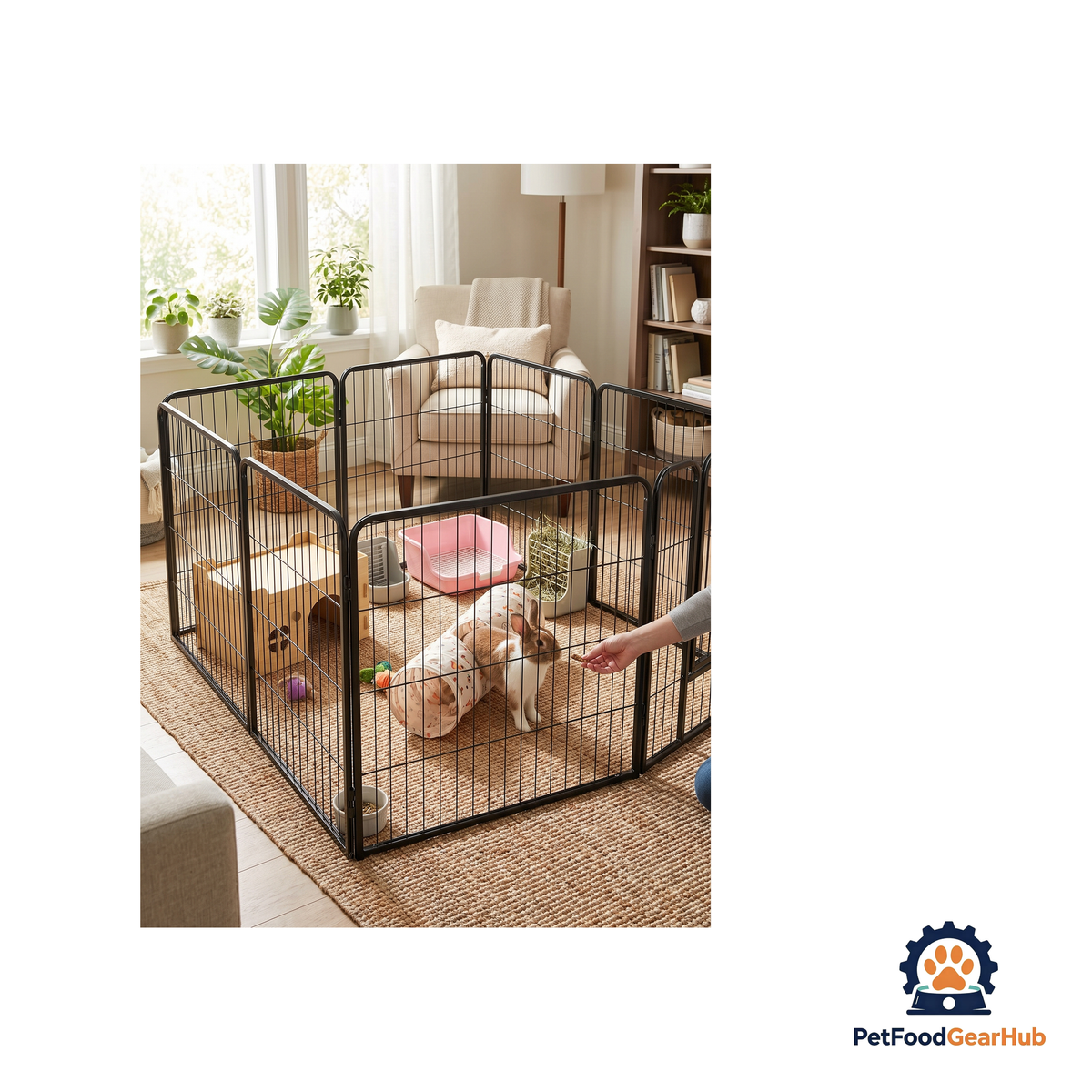 PetFoodGearHub Eight-Panel Modular Pet Playpen and Barrier - product image 37