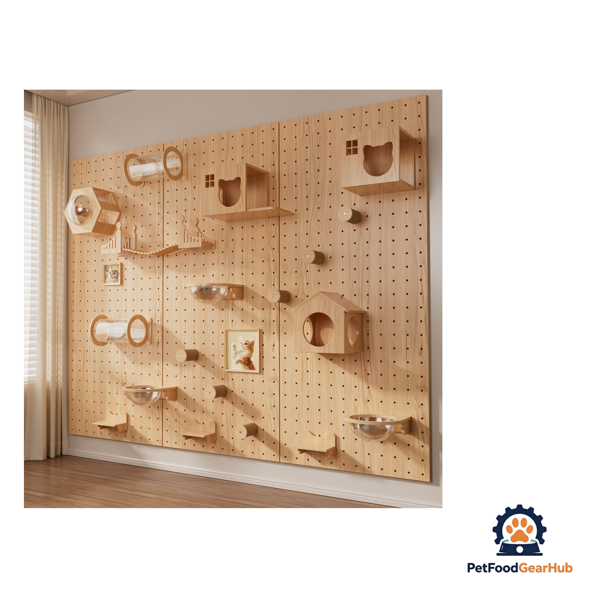 PetFoodGearHub Wall-Mount Cat Adventure Set - product image 3