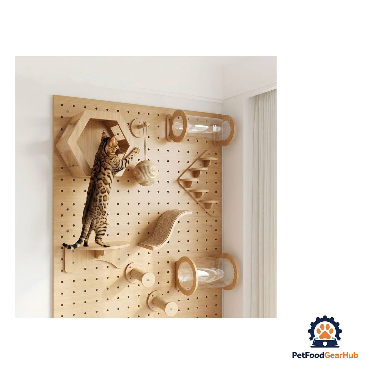 PetFoodGearHub Wall-Mounted Cat Adventure Board - product image 5