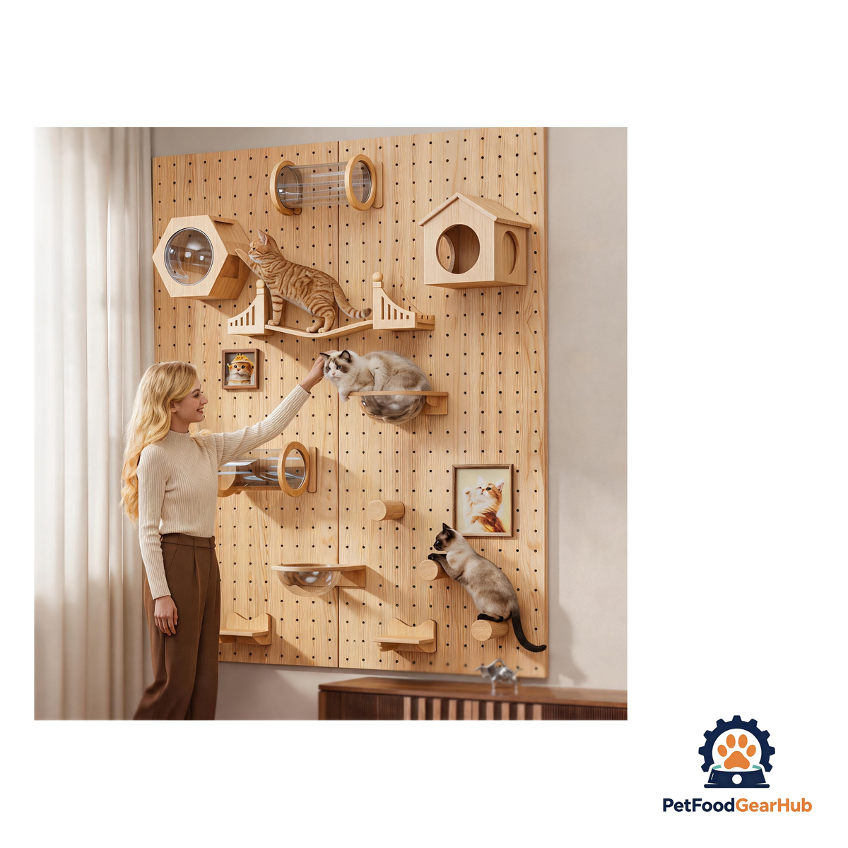 PetFoodGearHub Wall-Mount Cat Adventure Set - product image 4