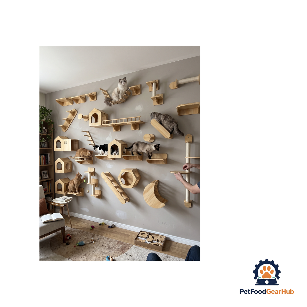 PetFoodGearHub Wall-Mount Cat Adventure Set - product image 39