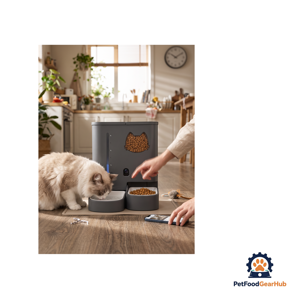 PetFoodGearHub Automatic Feeder and Water Dispenser - product image 2