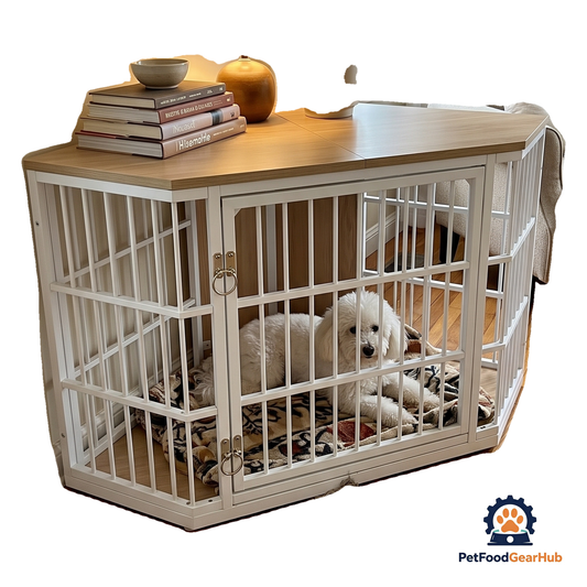PetFoodGearHub 132.1 cm Dog Crate Console - product image 1