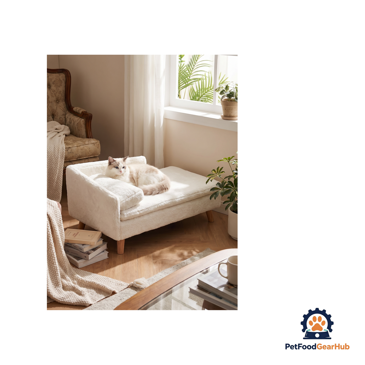 PetFoodGearHub Elevated Pet Sofa - product image 3