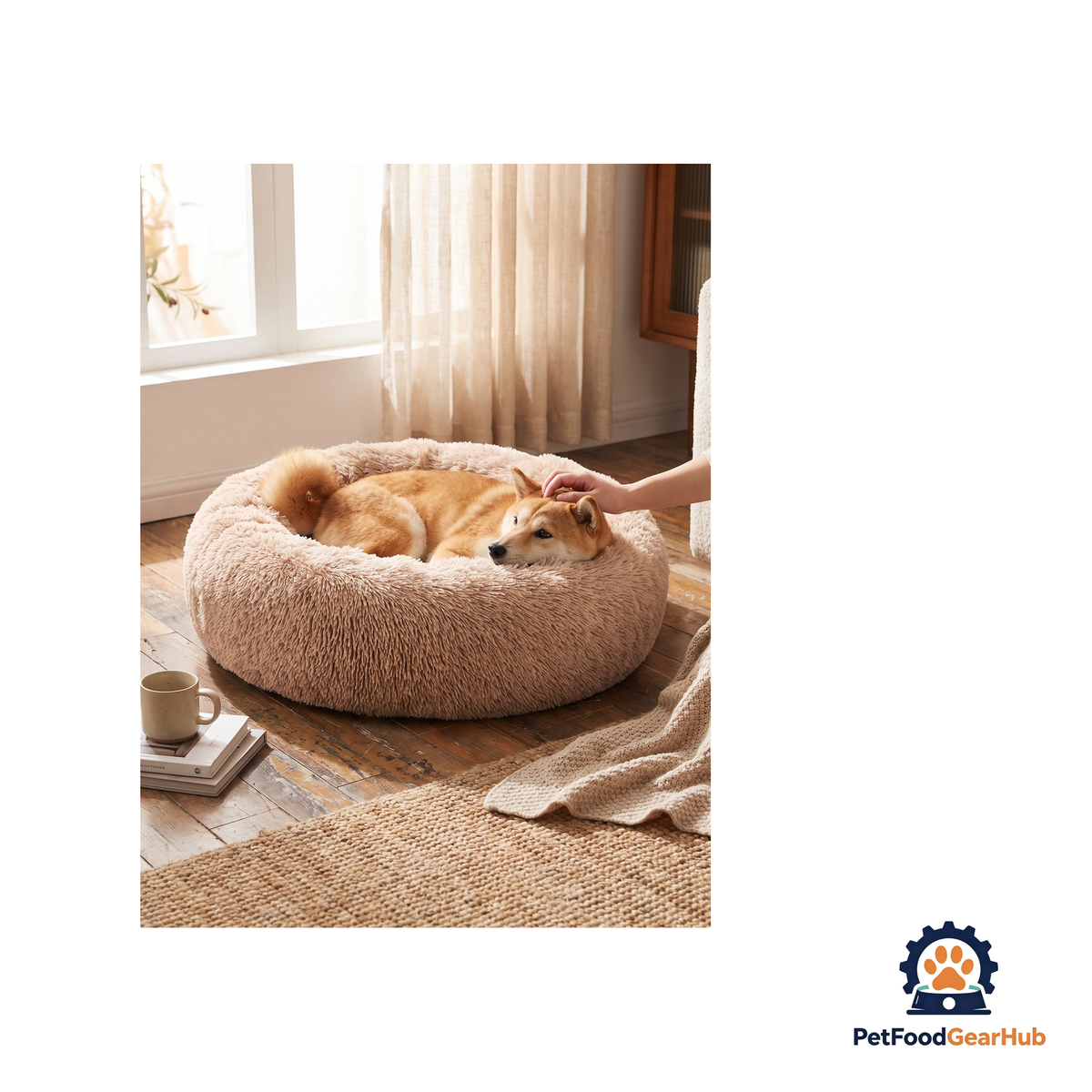 PetFoodGearHub Round Dog Bed - product image 2