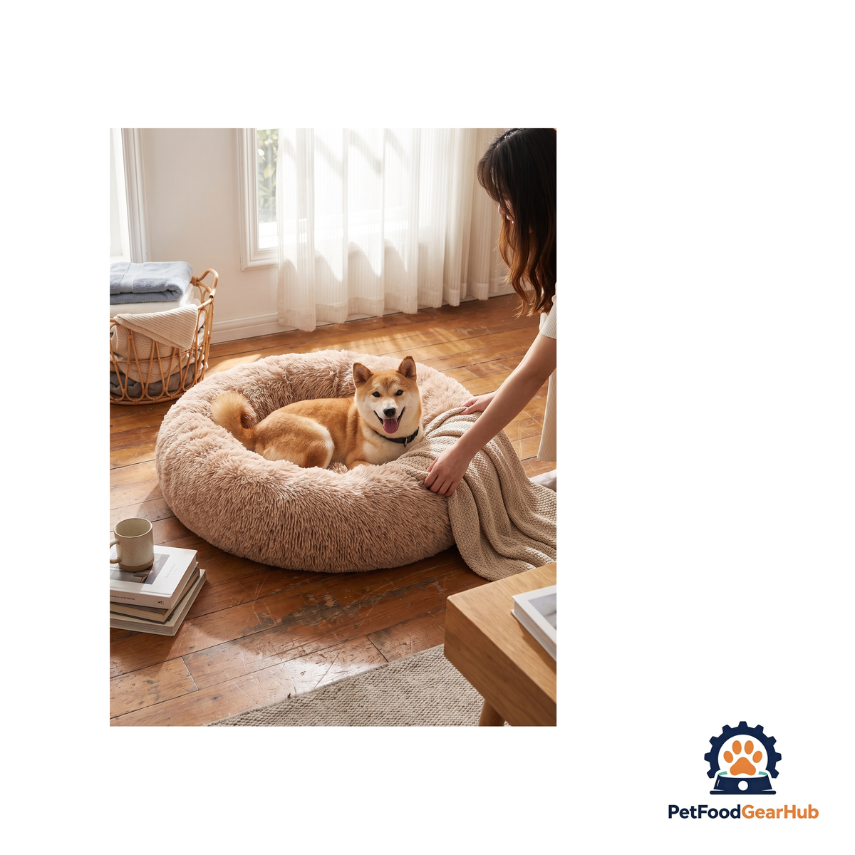 PetFoodGearHub Round Dog Bed - product image 3
