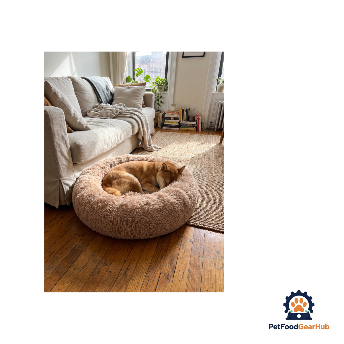 PetFoodGearHub Round Dog Bed - product image 4
