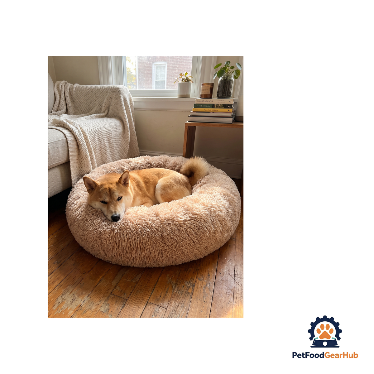 PetFoodGearHub Round Dog Bed - product image 5