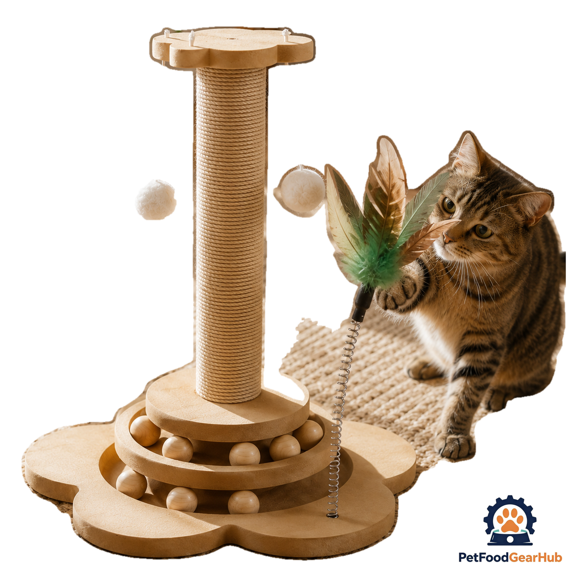 PetFoodGearHub Cat Scratching Post Tower - product image 1