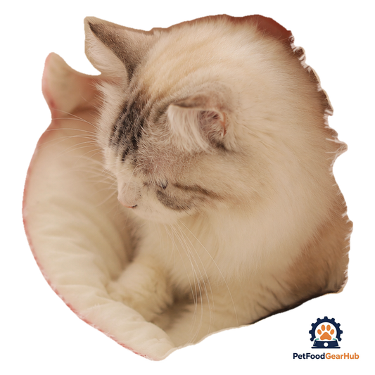 PetFoodGearHub Plush Enclosed Cat Cave Bed - product image 1