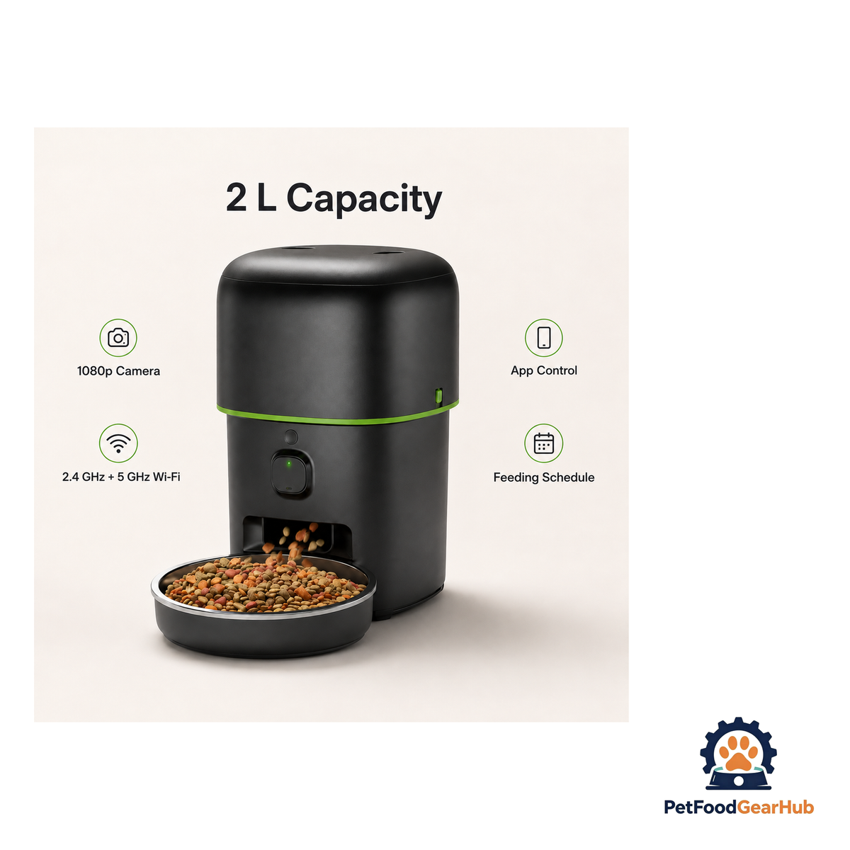 PetFoodGearHub Smart Automatic Cat & Dog Feeder With Camera - product image 2