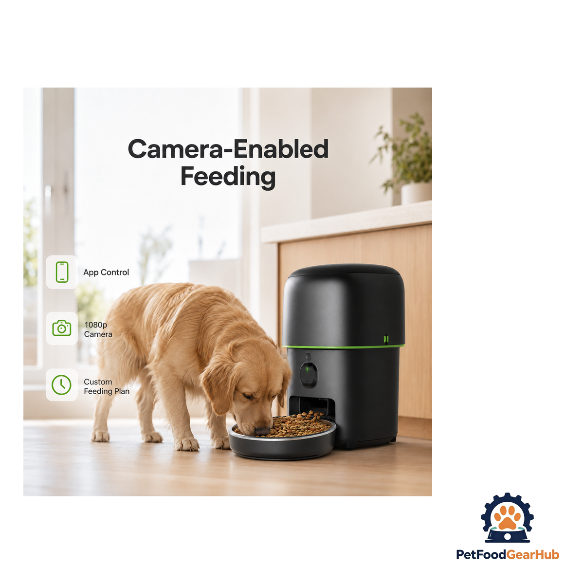 PetFoodGearHub Smart Automatic Cat & Dog Feeder With Camera - product image 7