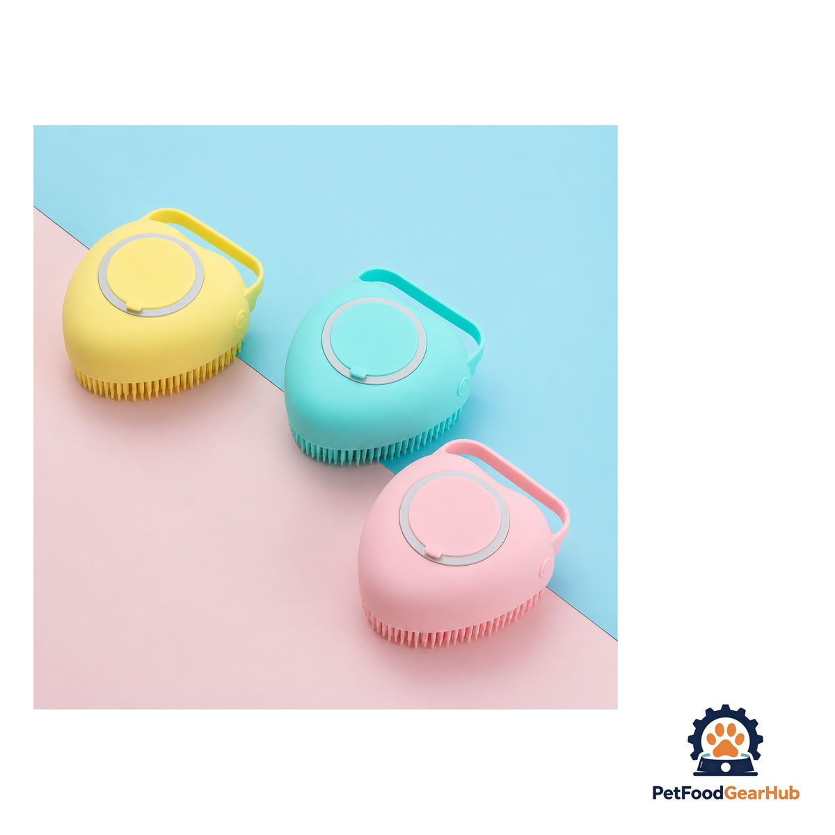 PetFoodGearHub Pet Bath Brush With Shampoo Dispenser - product image 8