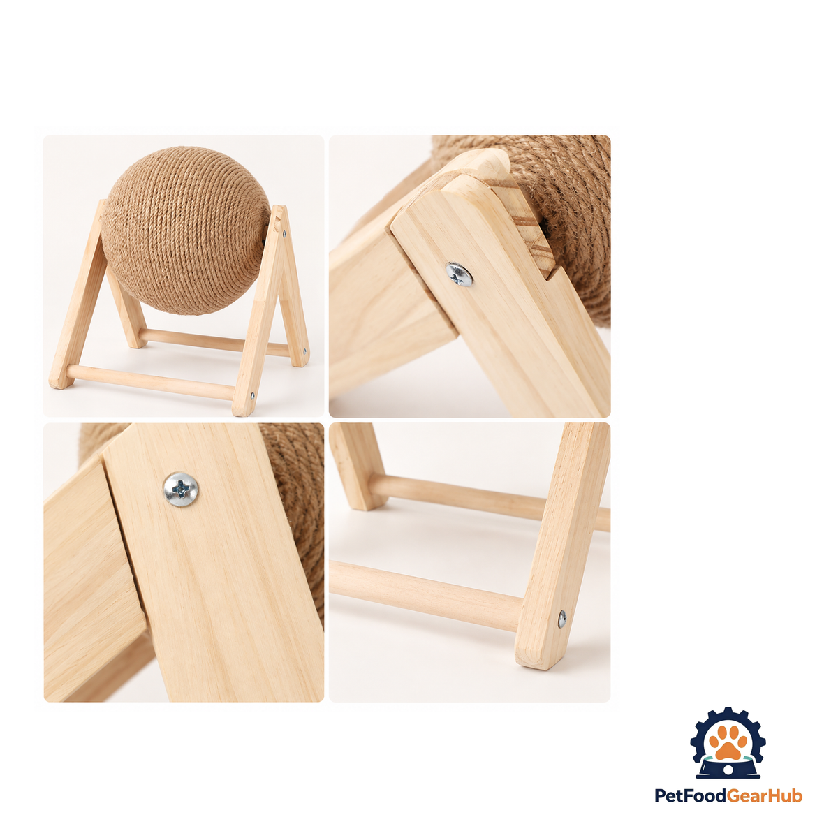 PetFoodGearHub Sisal Cat Scratcher Ball - product image 7