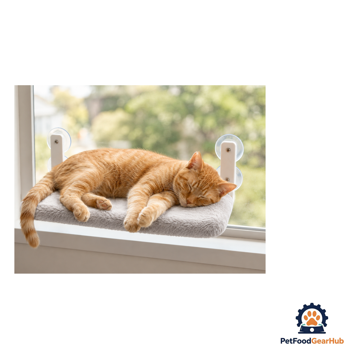 PetFoodGearHub Cat Window Perch Hammock - product image 6