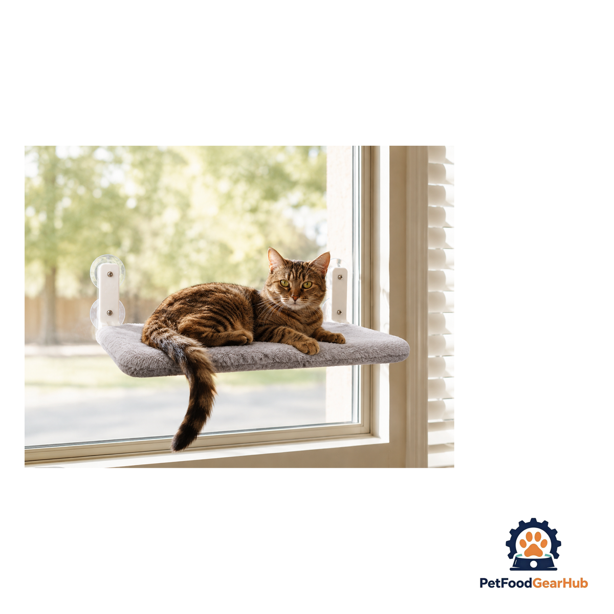 PetFoodGearHub Cat Window Perch Hammock - product image 7