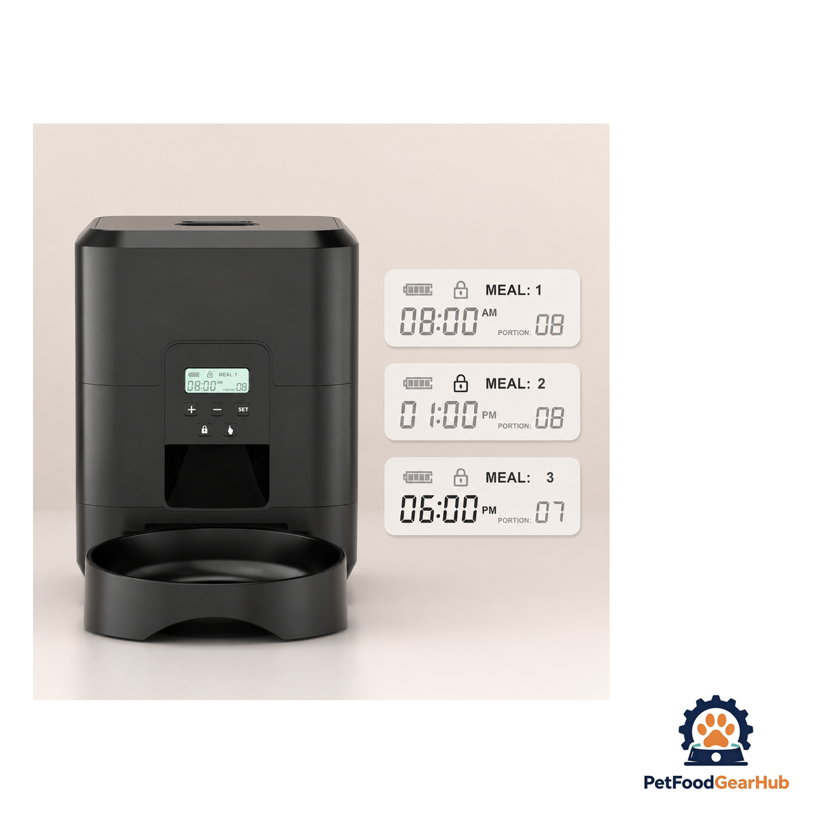 PetFoodGearHub Smart Automatic Cat & Dog Feeder - product image 5