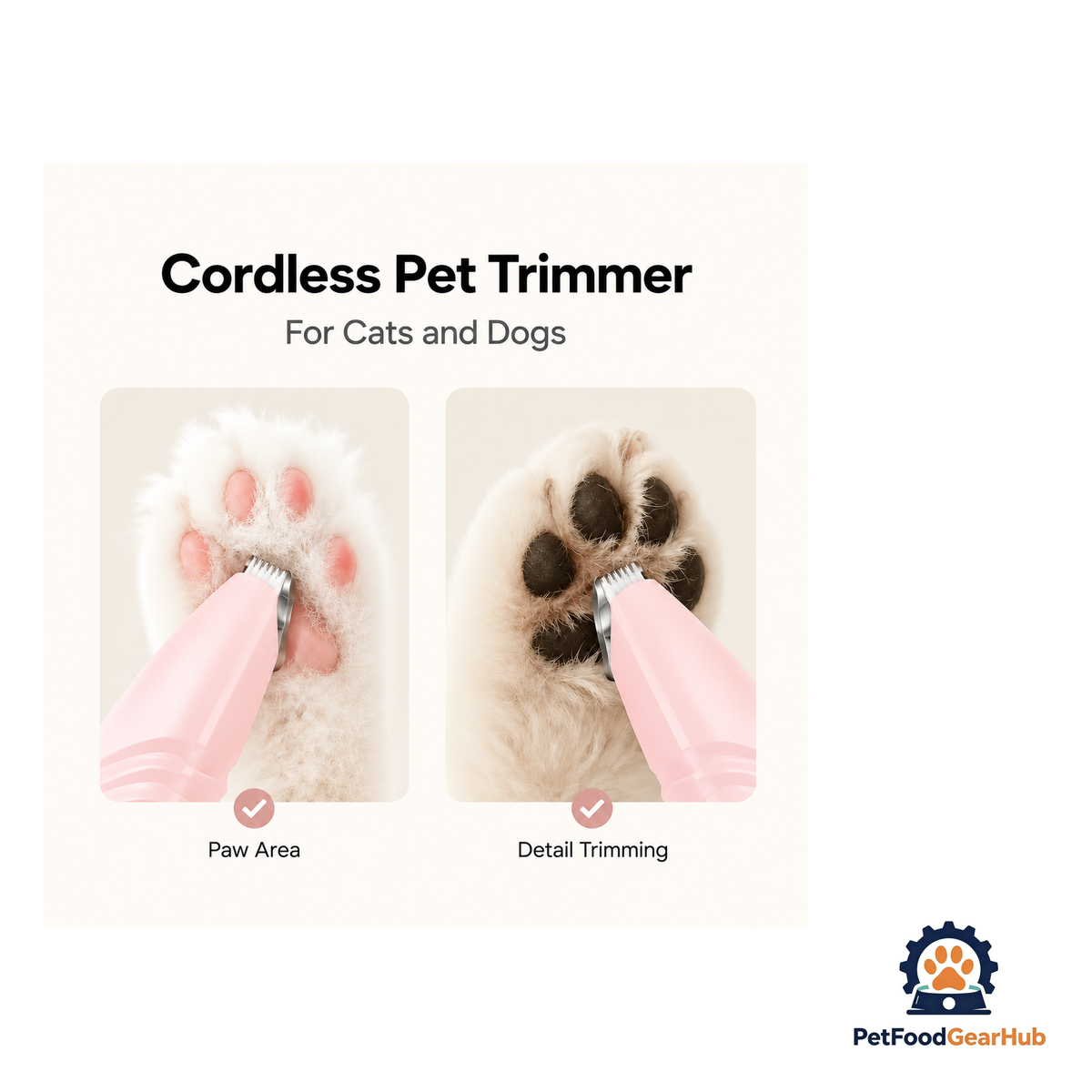 PetFoodGearHub Pet Hair Trimmer for Dogs and Cats - product image 4