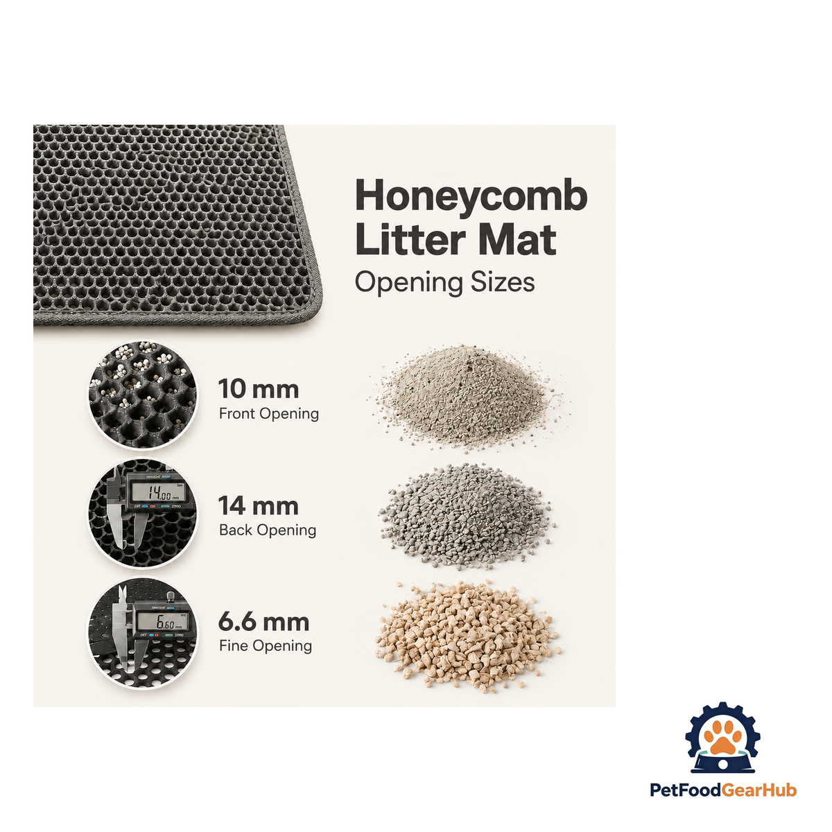 PetFoodGearHub Cat Litter Mat - product image 5