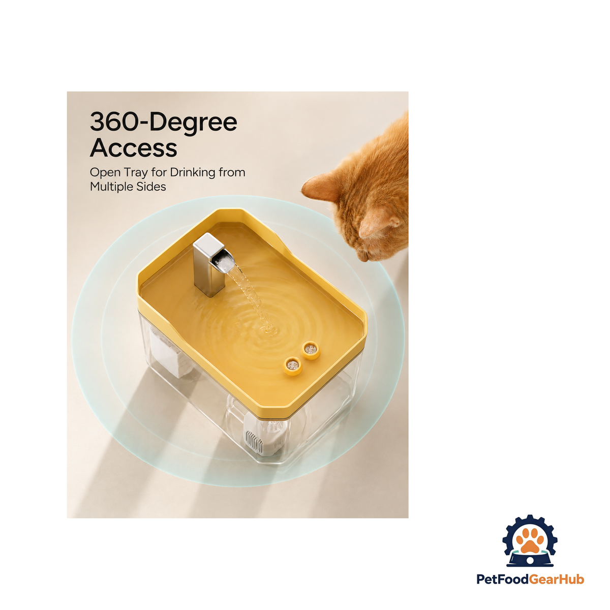 PetFoodGearHub Cat Water Fountain With Filter - product image 10