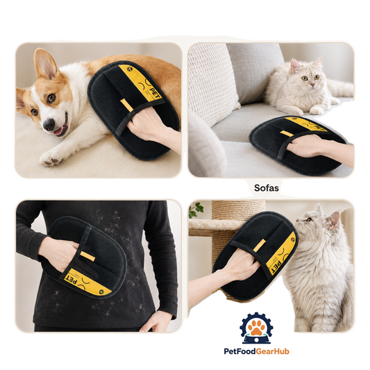 PetFoodGearHub Pet Hair Remover Glove For Dogs & Cats - product image 1