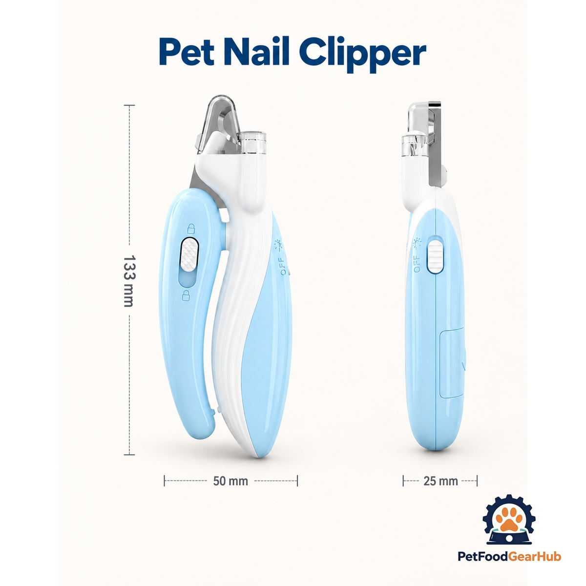 PetFoodGearHub LED Dog Nail Clippers With Light - product image 8