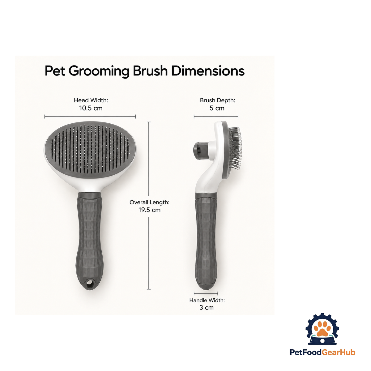 PetFoodGearHub Self Cleaning Slicker Brush For Dogs & Cats - product image 5