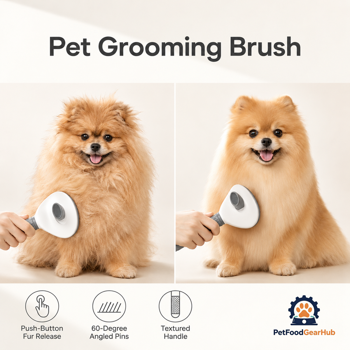 PetFoodGearHub Self Cleaning Slicker Brush For Dogs & Cats - product image 8
