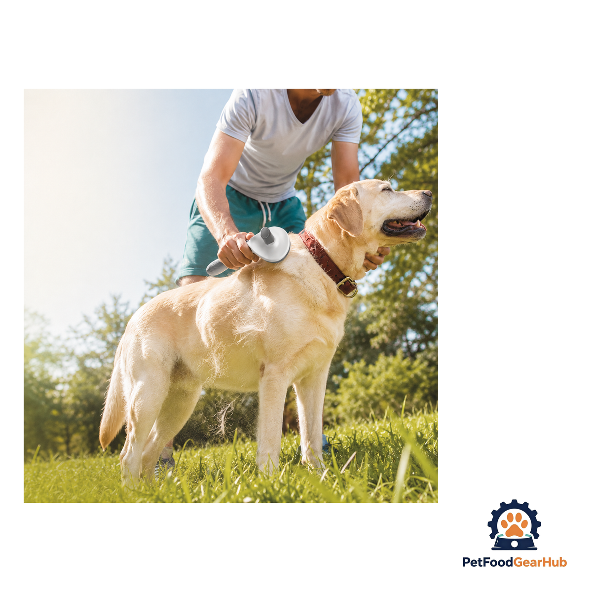 PetFoodGearHub Self Cleaning Slicker Brush For Dogs & Cats - product image 9