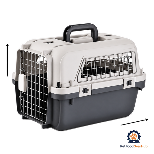 PetFoodGearHub Airline Pet Carrier with Trolley - product image 1