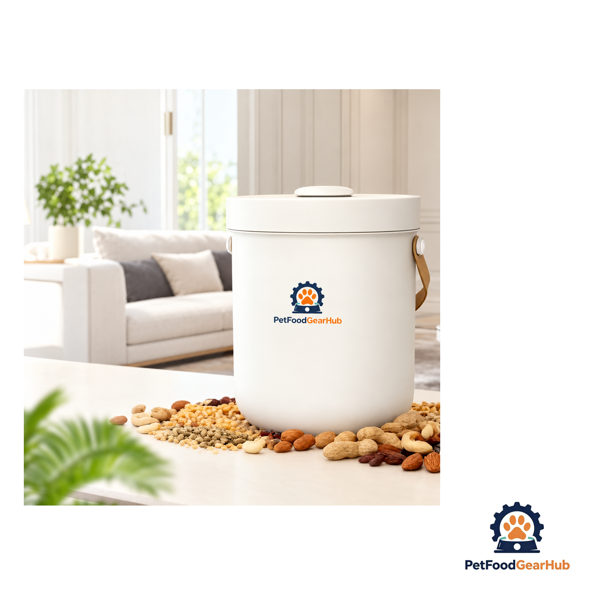 PetFoodGearHub Vacuum Pet Food Canister, 5 L - product image 2