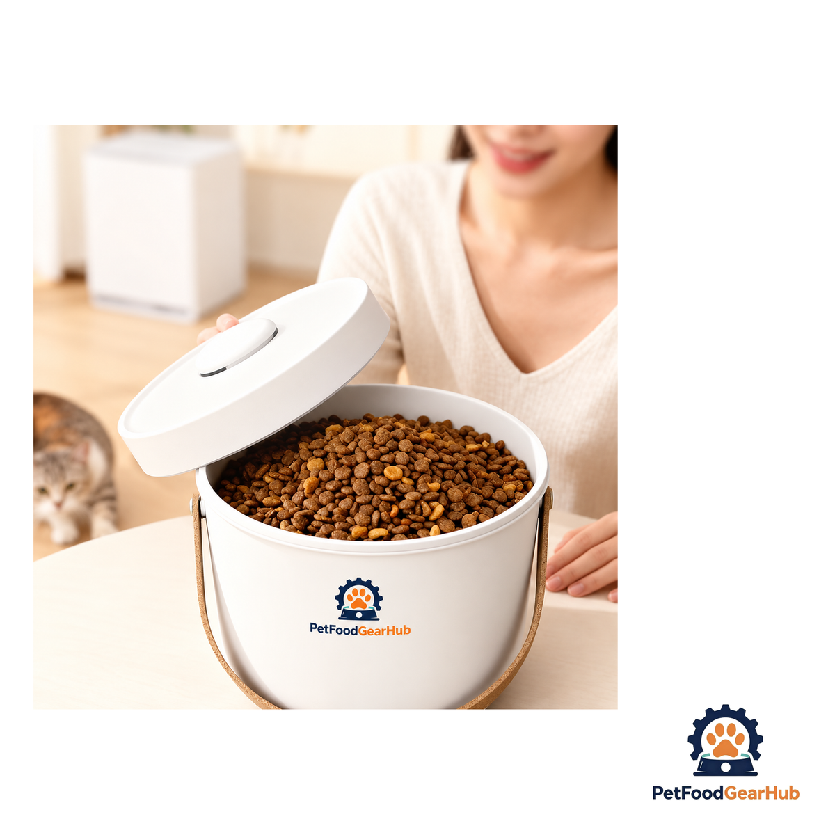 PetFoodGearHub Vacuum Pet Food Canister, 3.5 L - product image 4