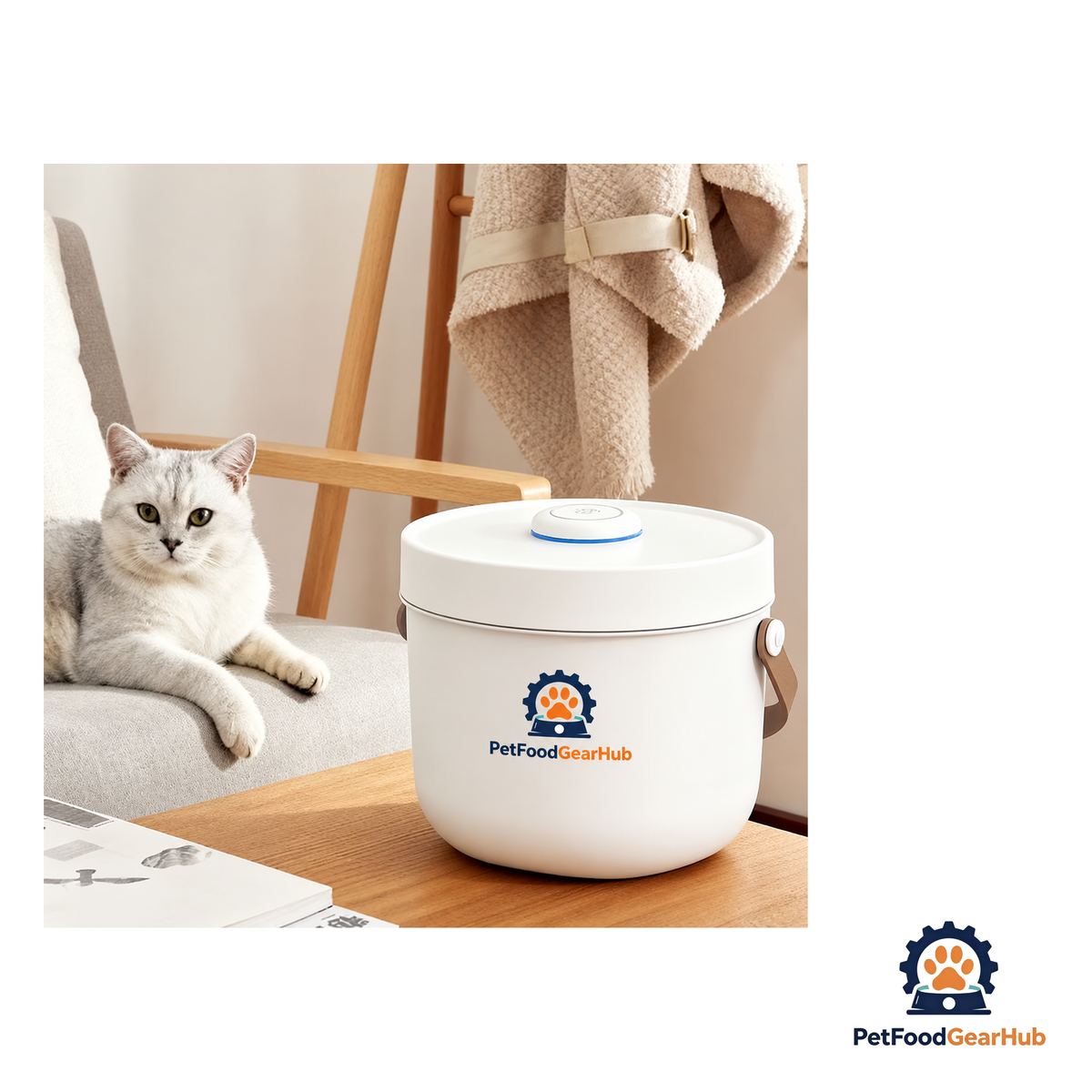 PetFoodGearHub Vacuum Pet Food Canister, 3.5 L - product image 7