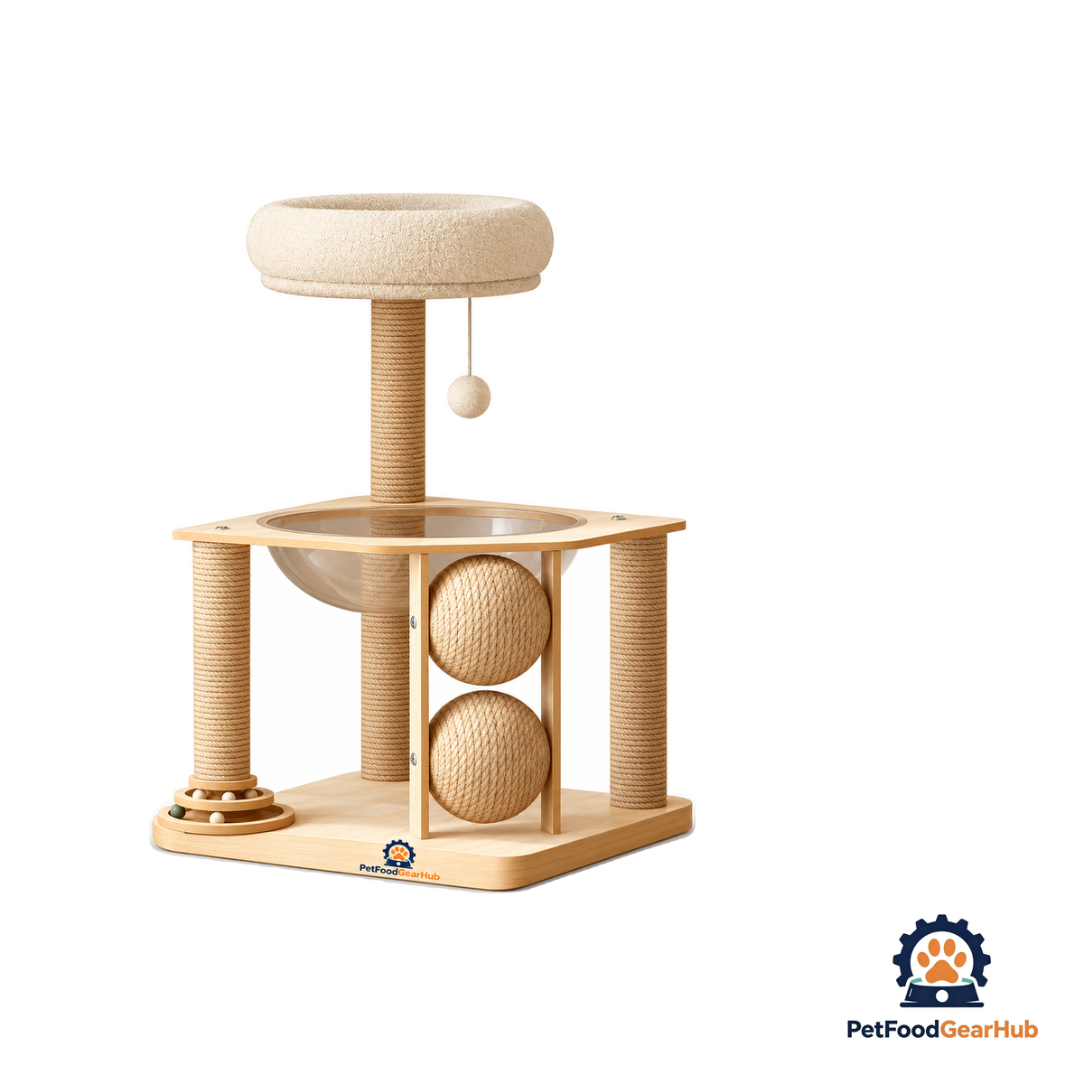 PetFoodGearHub Large Corner Cat Scratcher, MDF - product image 1