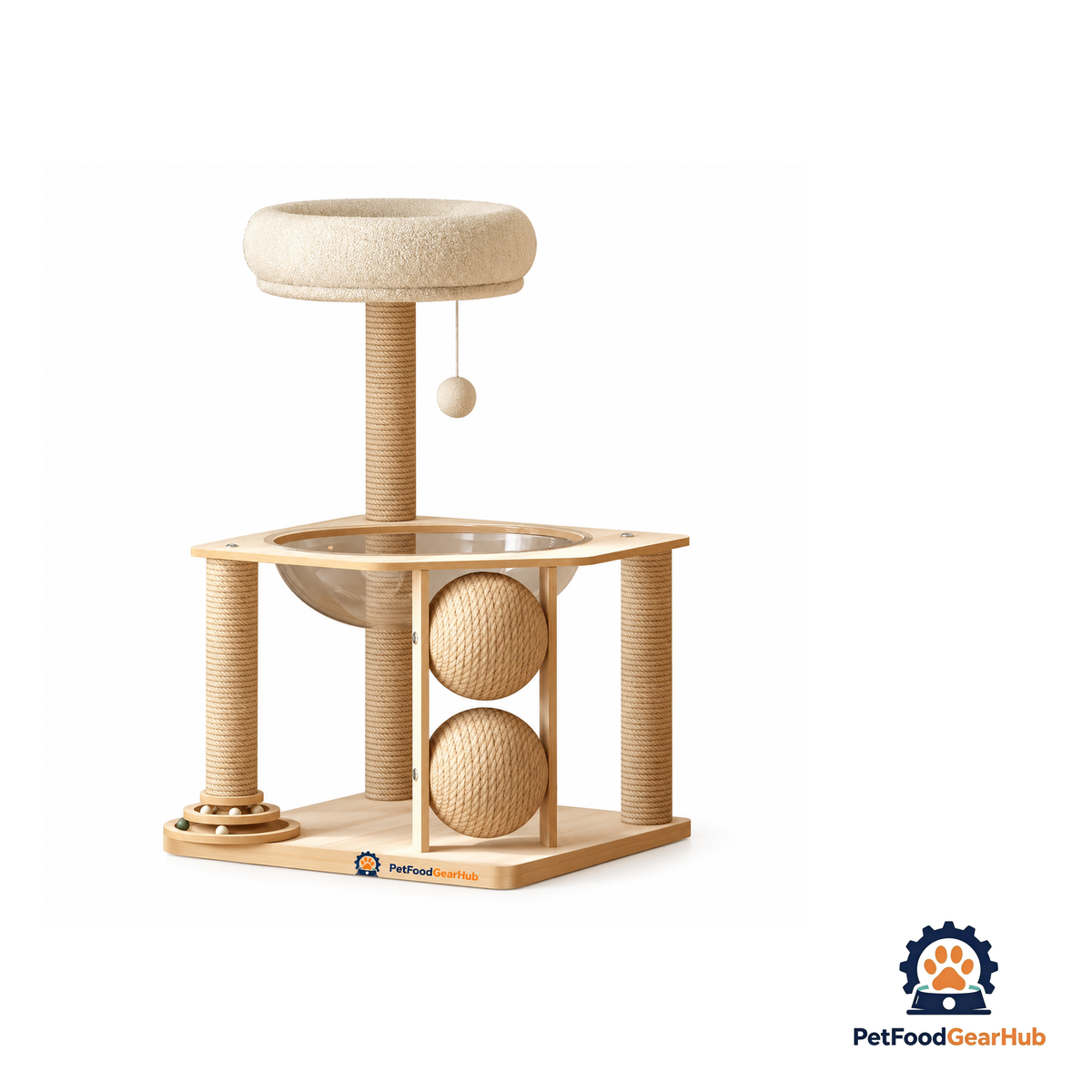 PetFoodGearHub Large Corner Cat Scratcher, Solid Wood - product image 6