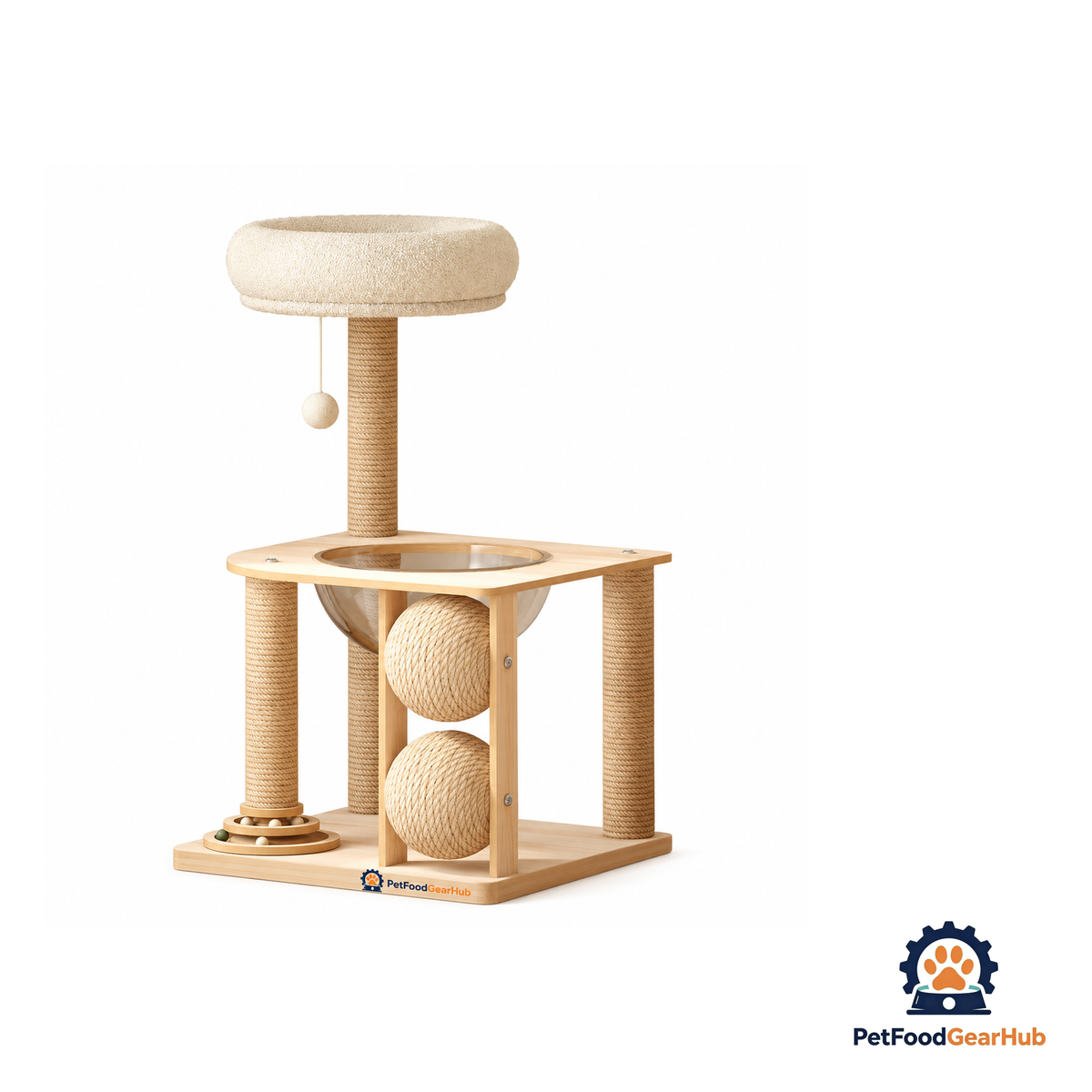 PetFoodGearHub Large Corner Cat Scratcher, Solid Wood - product image 7