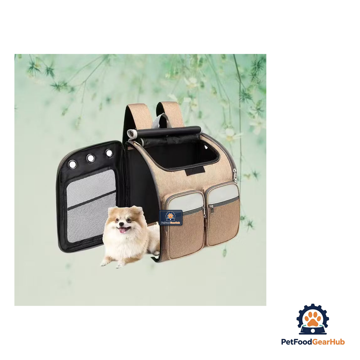 PetFoodGearHub Gray Soft Pet Carrier Backpack - product image 8