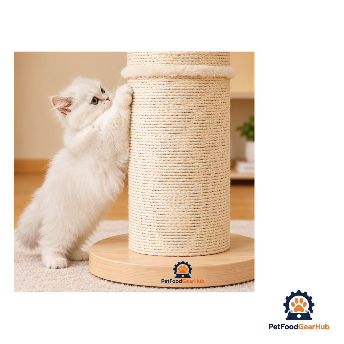 PetFoodGearHub Vertical Sisal Cat Scratching Post - product image 3