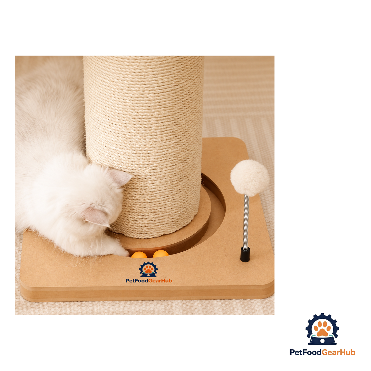 PetFoodGearHub Vertical Sisal Cat Scratching Post - product image 4