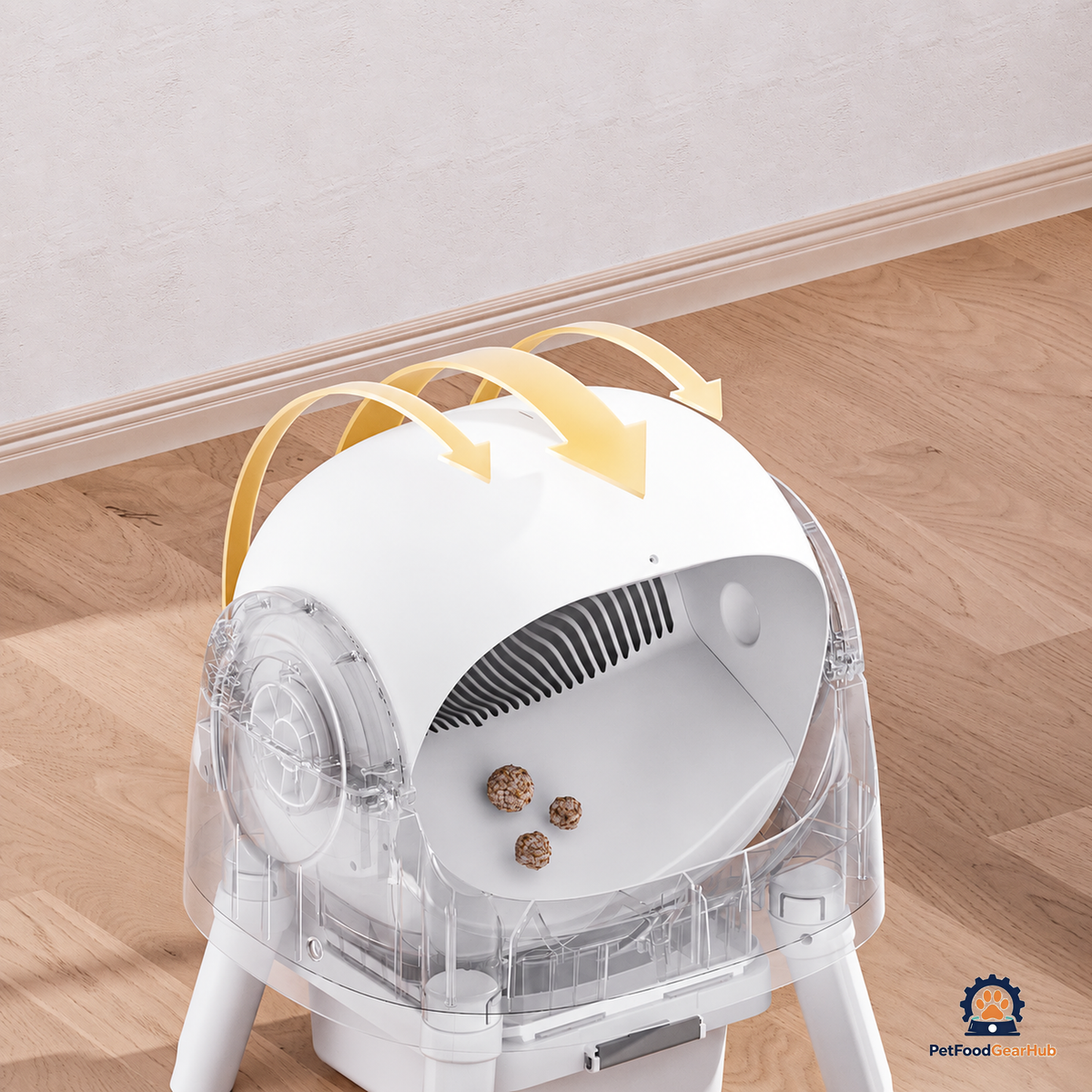 PetFoodGearHub Automatic Open-Top Cat Litter Box - product view 2