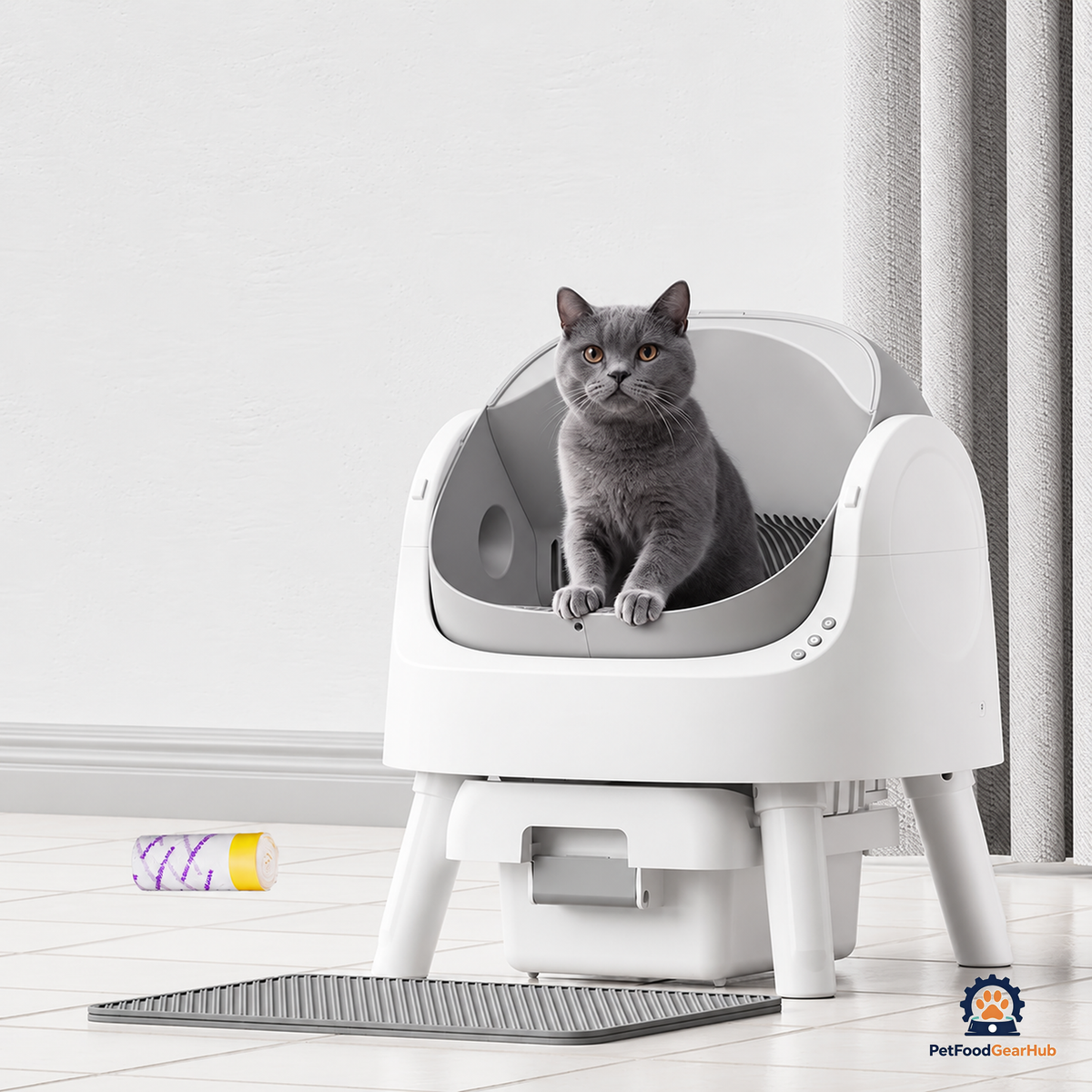 PetFoodGearHub Automatic Open-Top Cat Litter Box - product view 7