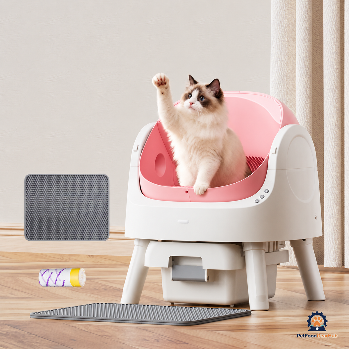 PetFoodGearHub Automatic Open-Top Cat Litter Box - product view 8