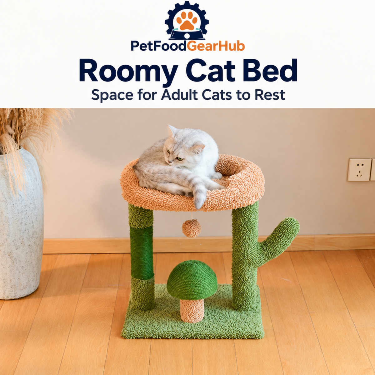 PetFoodGearHub Cactus, Avocado & Novelty Cat Trees and Scratchers - product details